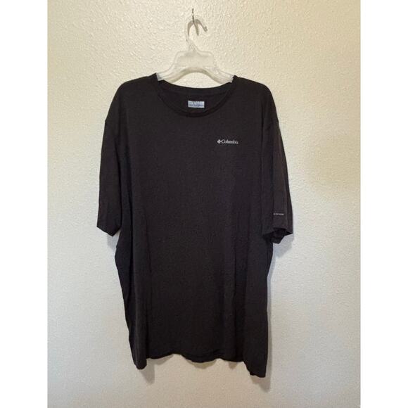 Men’s Black Columbia Omni-Wick Black T Shirt, size 4XT Tall - Picture 1 of 4